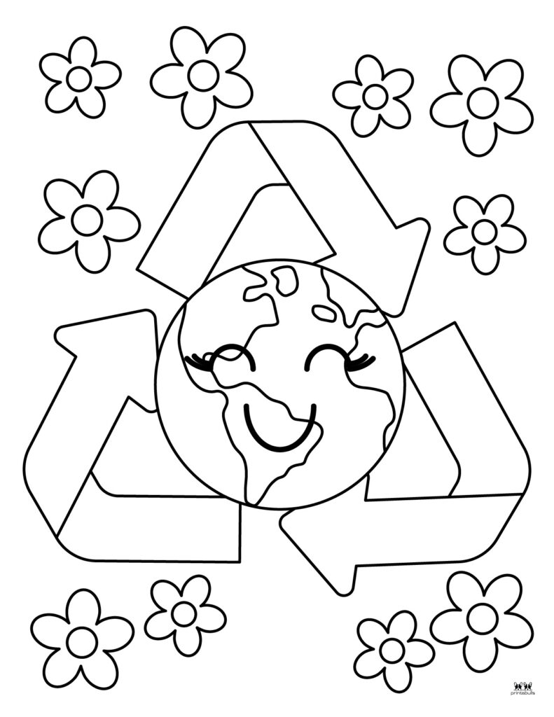 Earth Day Coloring Pages - 25 FREE Pages | Printabulls