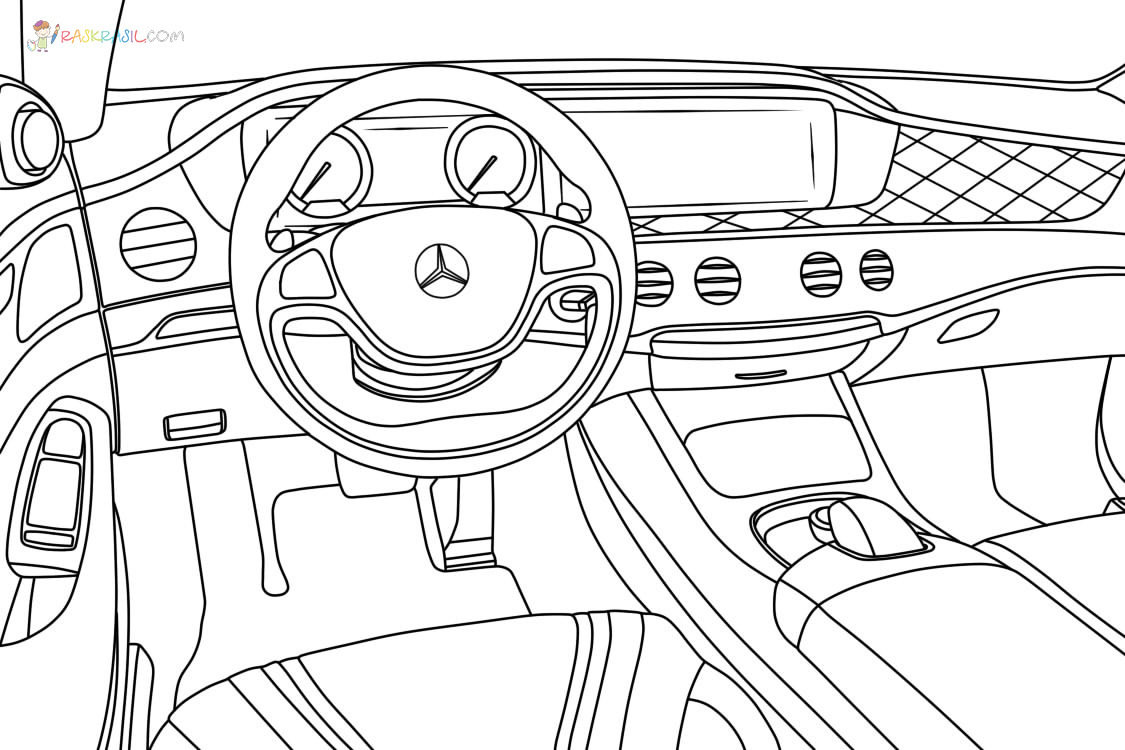 Mercedes Benz Coloring Pages Coloring Nation