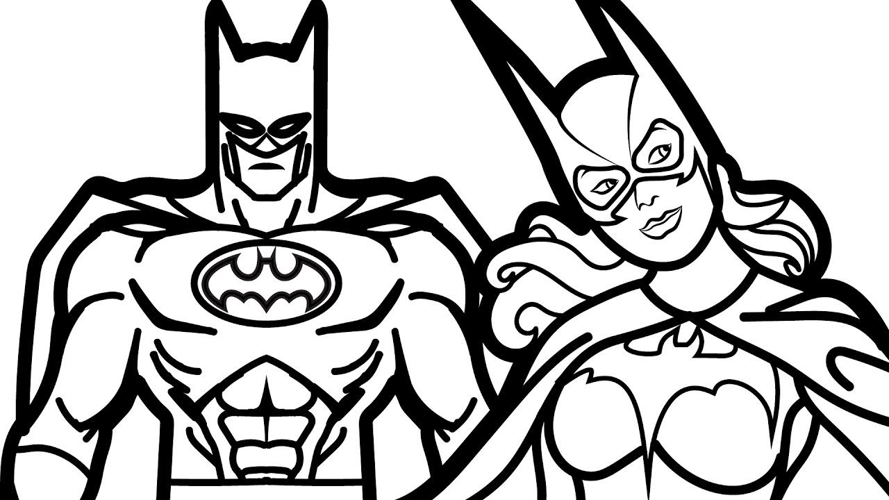 Coloring Sheet Bat Girl Coloring Page Batgirl At Getdrawings Free