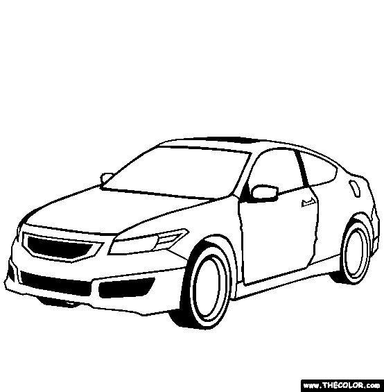 Honda Accord Coupe Mugen Coloring Page | Free Honda Accord Coupe ...