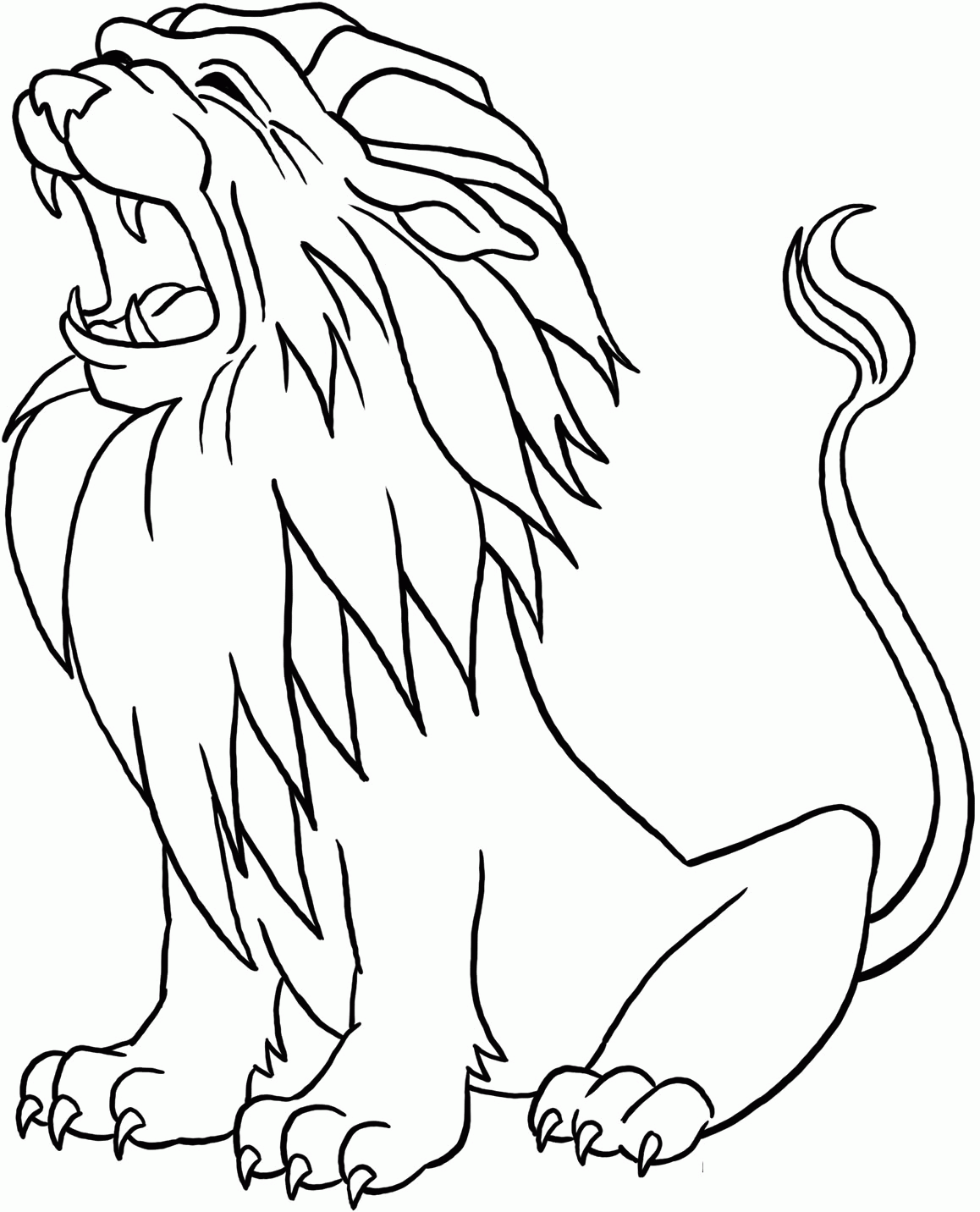 Lion Coloring Pages To Print