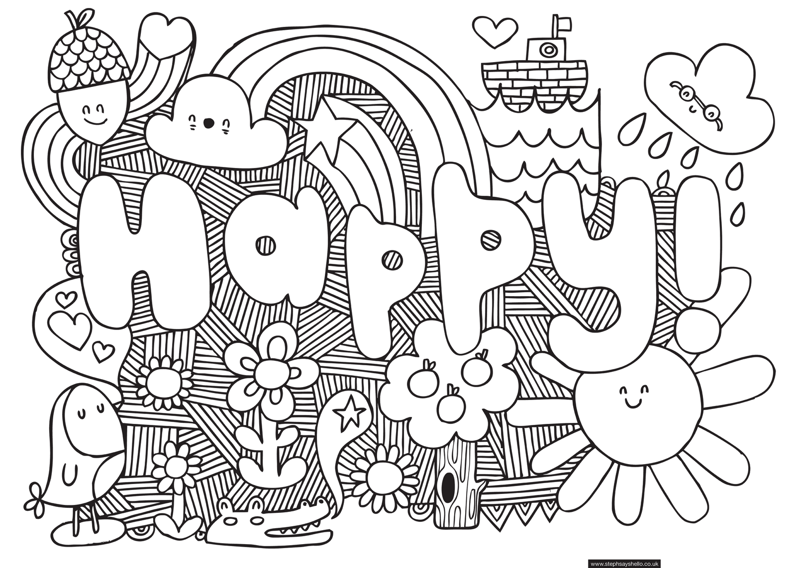 Cool For Older Kids - Coloring Pages for Kids and for Adults