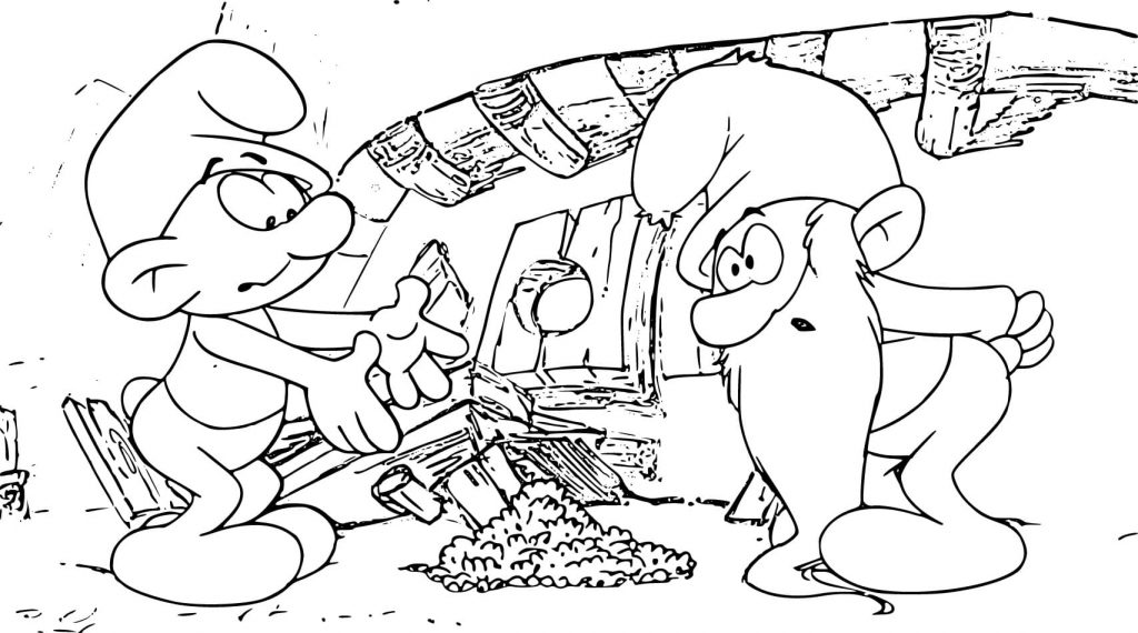 The Smurfs Coloring Pages | WONDER DAY ...