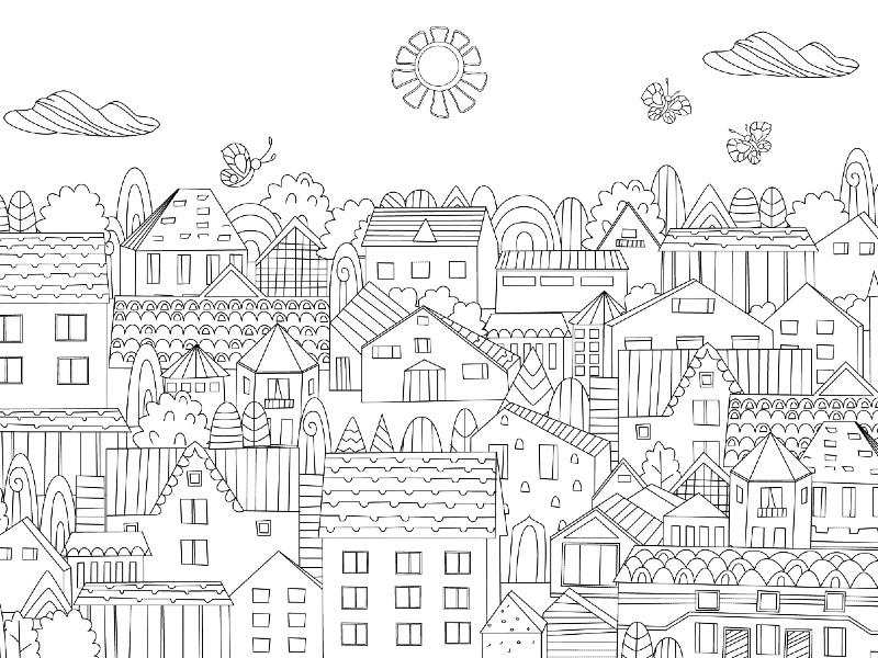 City Coloring Pages - America's Most Impressive Landmarks · Craftwhack