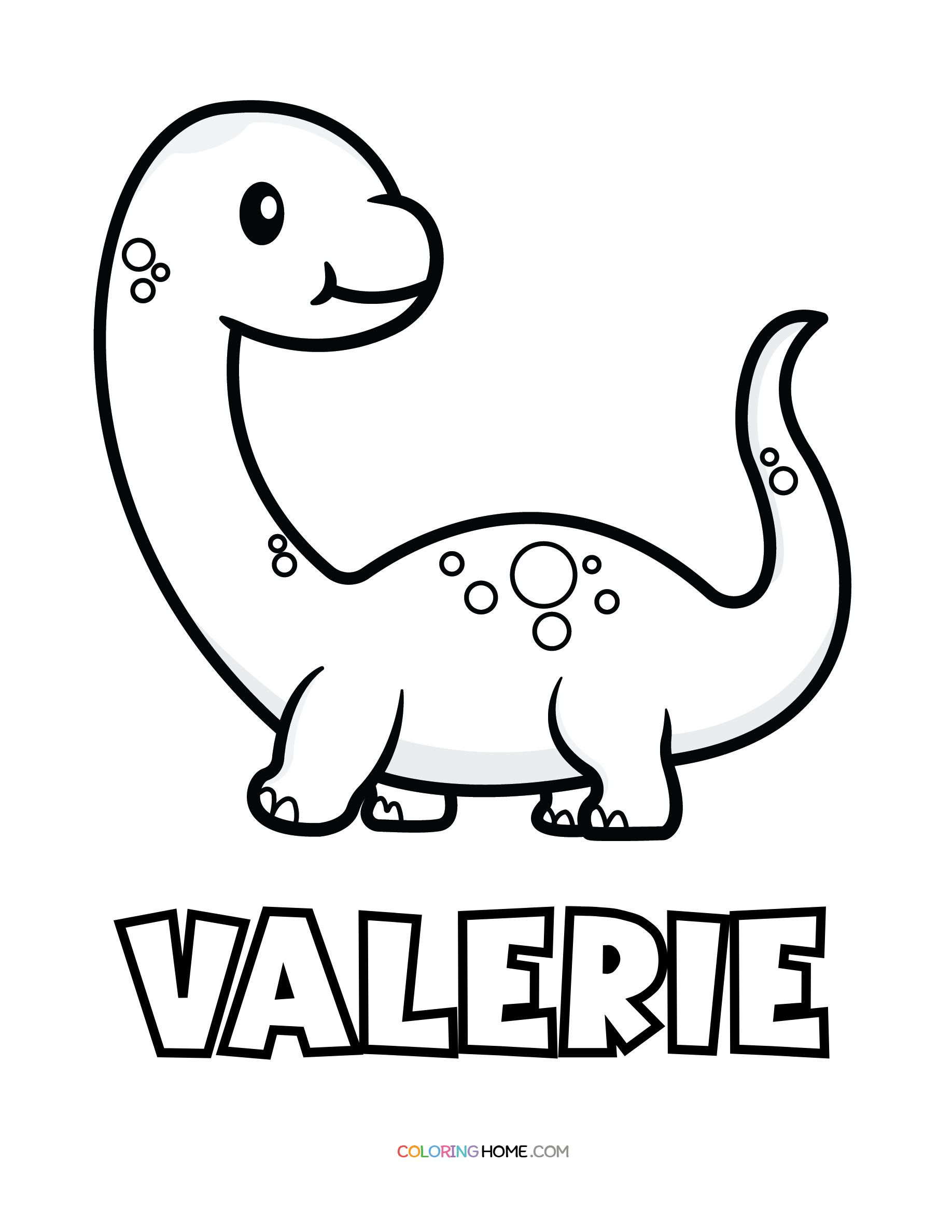 Valerie Name Coloring Pages - Coloring Nation