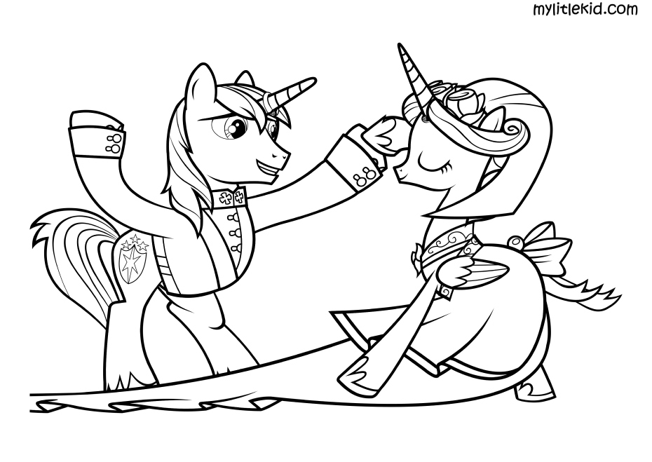 Coloring pages of My little Pony — Print for free