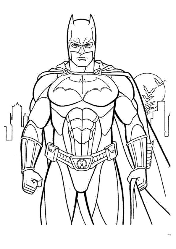 Coloring Pages | Printable Batman Coloring Page