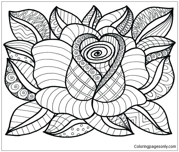 Mandala Flower Coloring Pages - Mandala Coloring Pages - Coloring Pages For  Kids And Adults