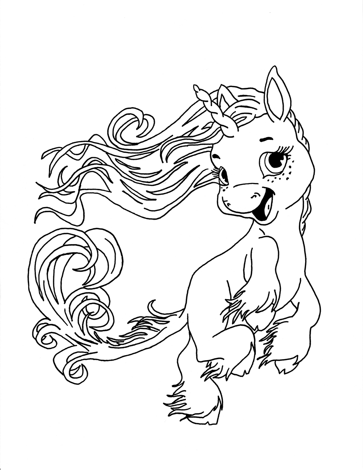 Unicorn Coloring - Coloring Pages for Kids and for Adults