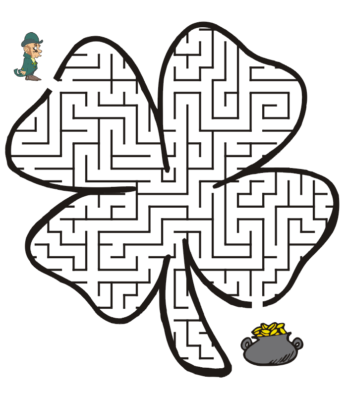 Leprechaun coloring pages to download and print for free