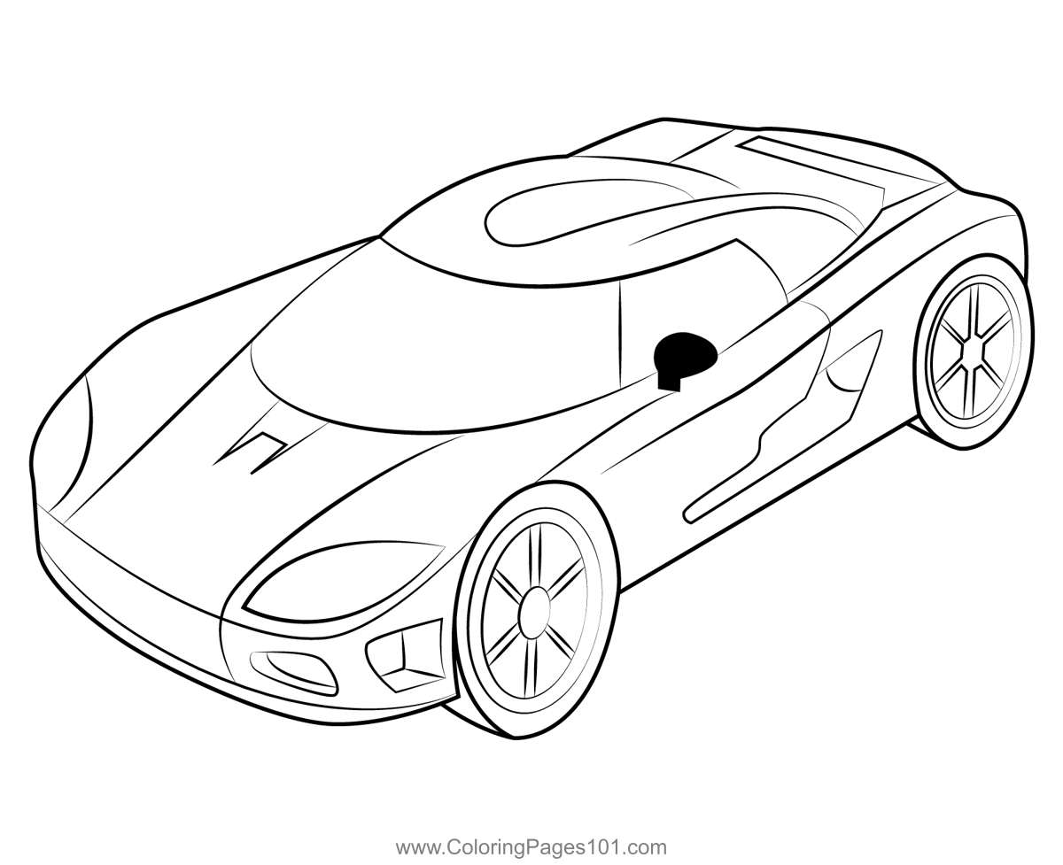 Racing Red Car Coloring Page for Kids - Free Sports Cars Printable Coloring  Pages Online for Kids - ColoringPages101.com | Coloring Pages for Kids