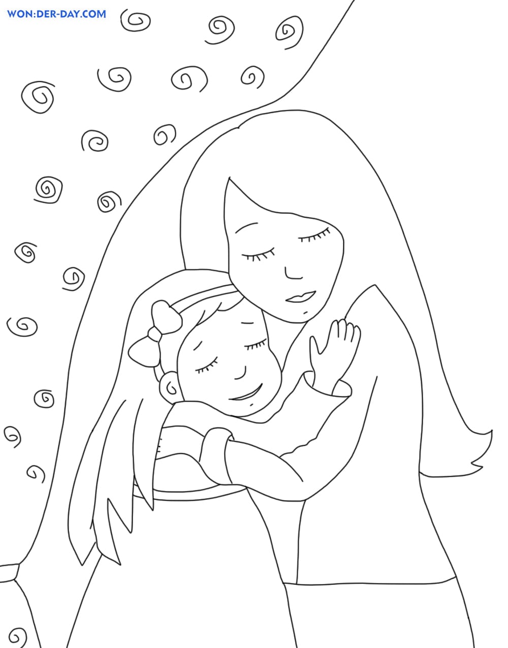 Mother coloring pages | Printable coloring pages