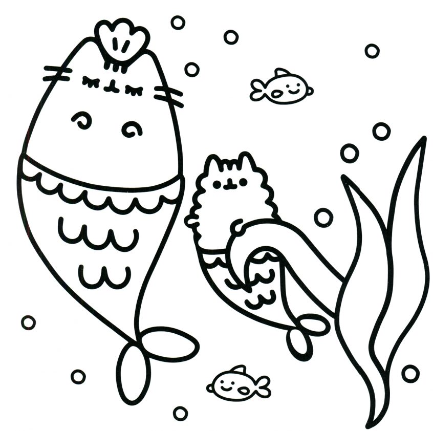 Top Coloring Pages: Pusheen Coloring Book The Cat Printable ...