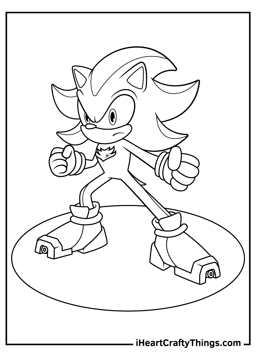 Shadow The Hedgehog Coloring Pages ...