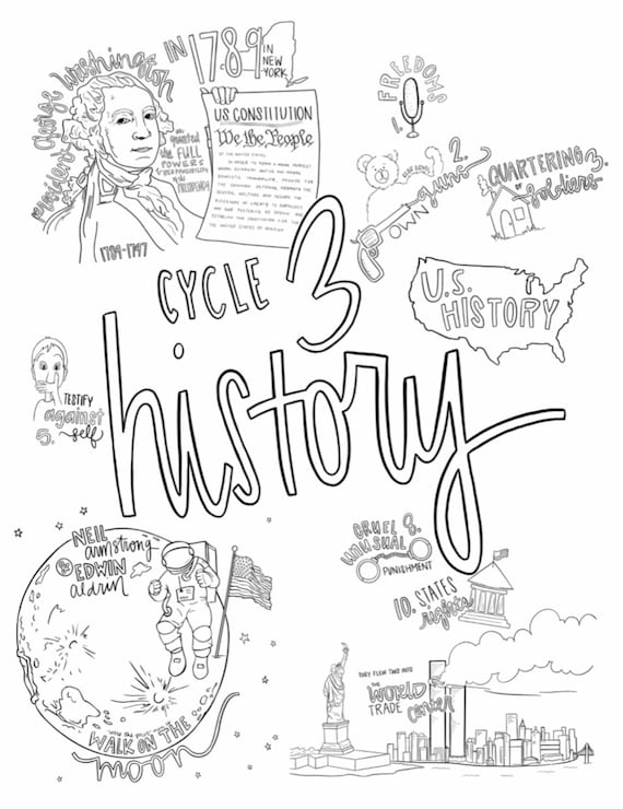 HISTORY Coloring Pages for 5th Edition ...