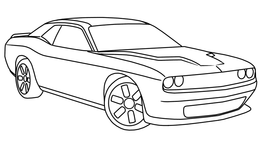 Dodge Challenger R/T – SketcHye