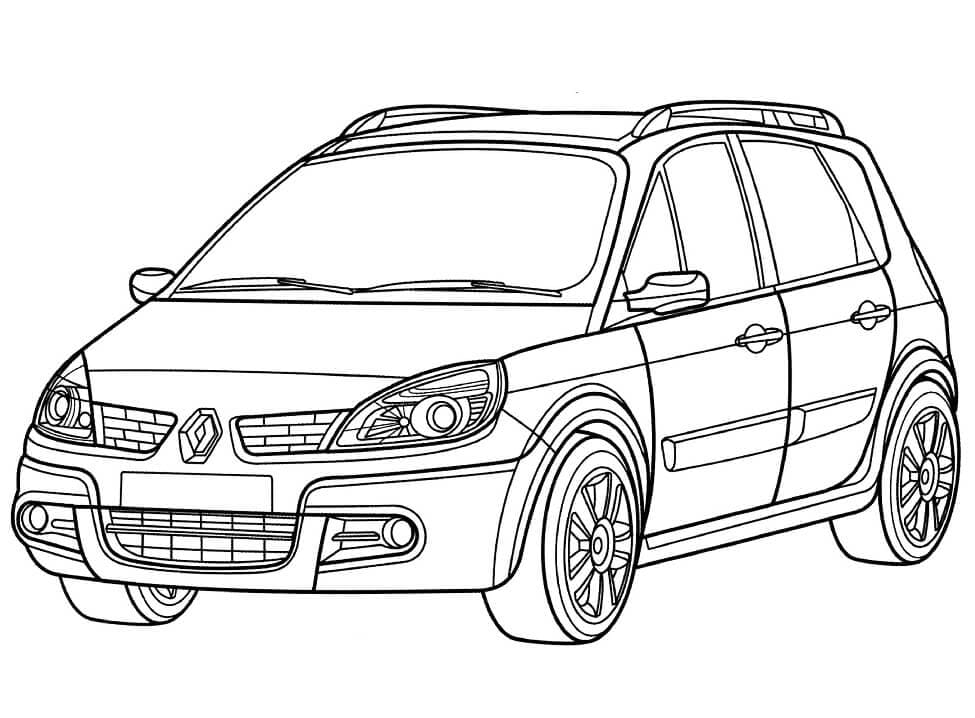 Renault Scenic coloring page - Download ...
