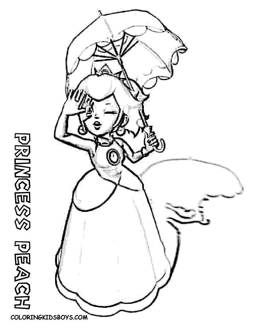 rosalina princess daisy coloring pages - Clip Art Library