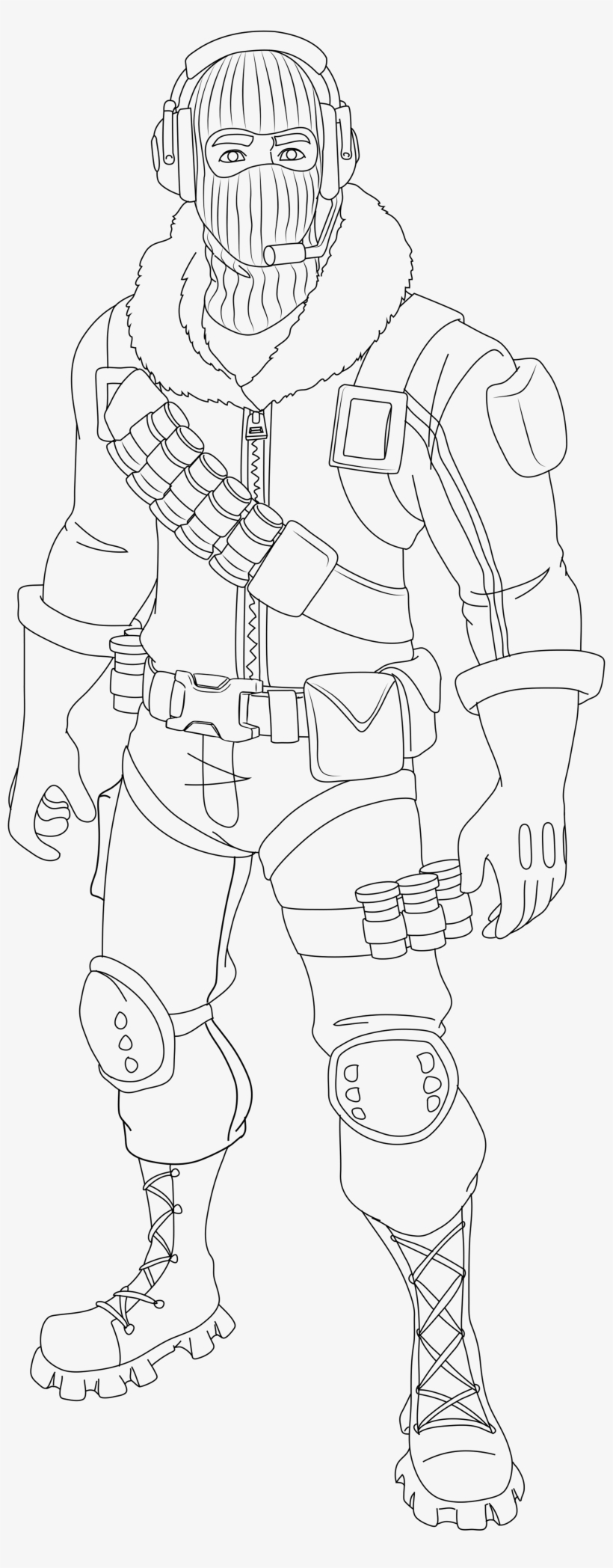 Fortnite Coloring Pages Tons Of Skins Fortnite Nexus - Zaiko Dragon Ball Af  Para Colorear PNG Image | Transparent PNG Free Download on SeekPNG