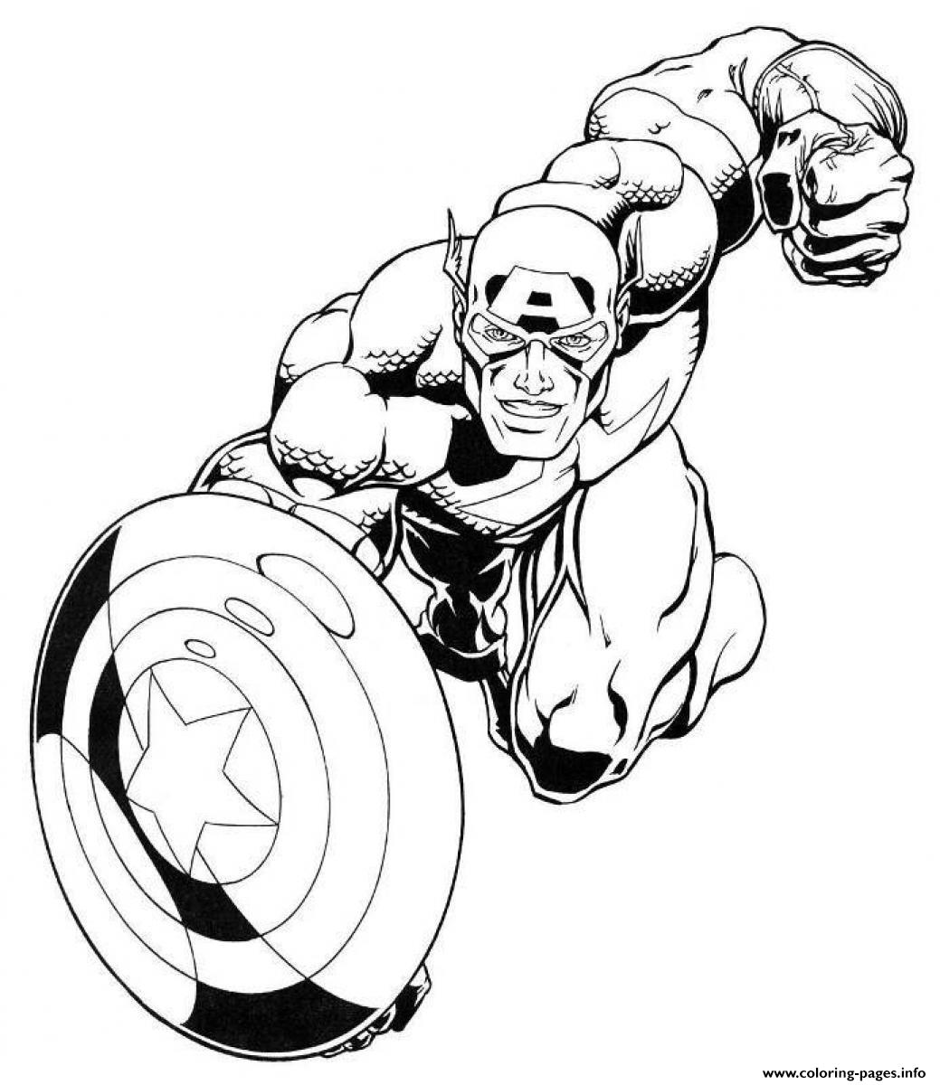 Print marvel captain america s for kids7b1d Coloring pages