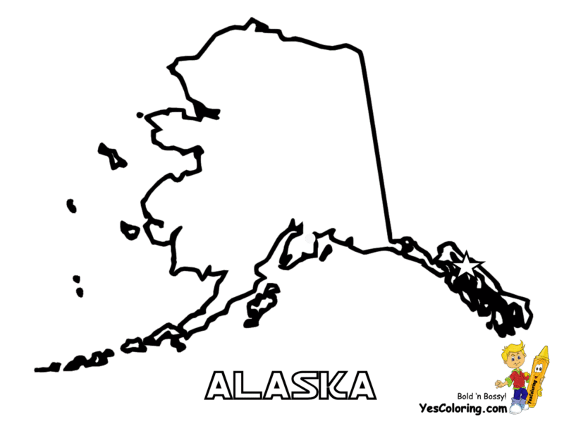 Free Map Of Each State Alabama – Maryland State Maps Map Alaska ...