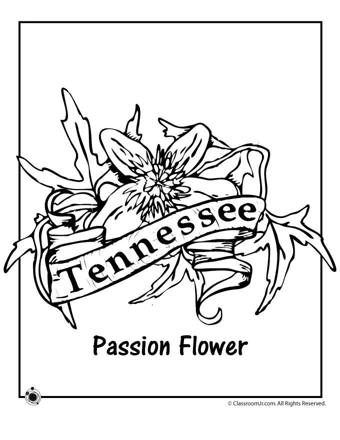 Tennessee coloring pages