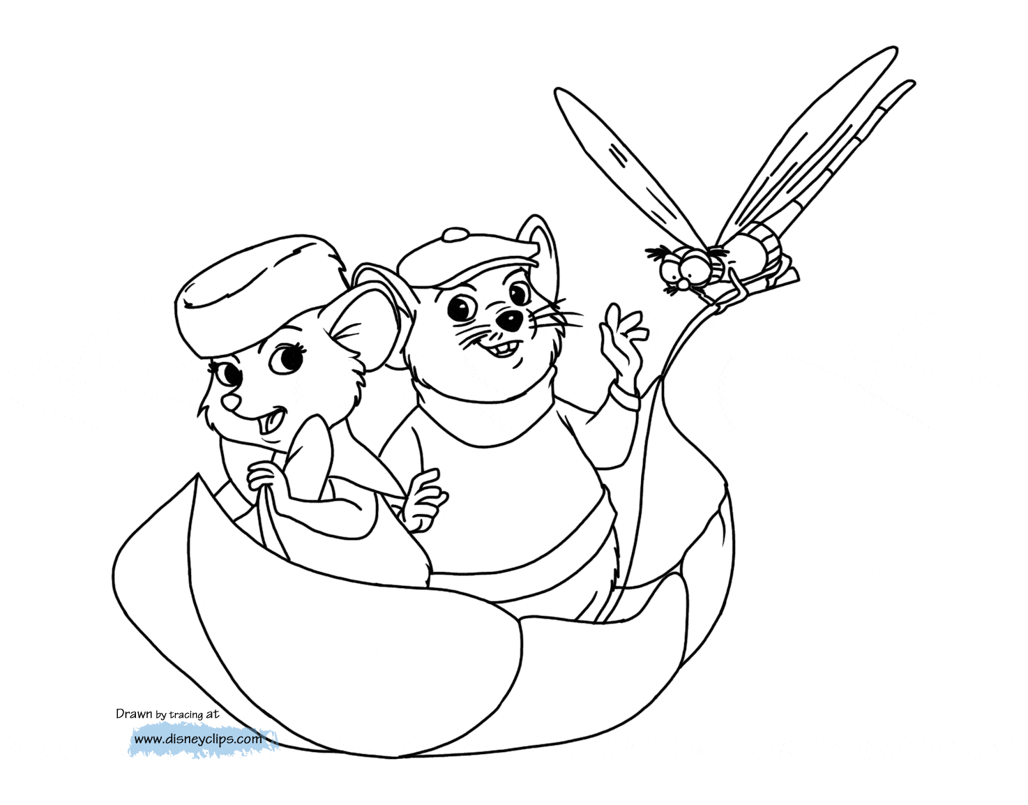 The Rescuers Coloring Pages | Disneyclips.com