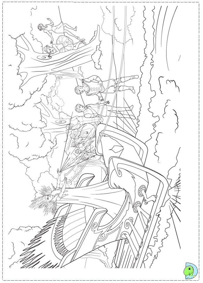 Barbie Pink Shoes Coloring page- DinoKids.org