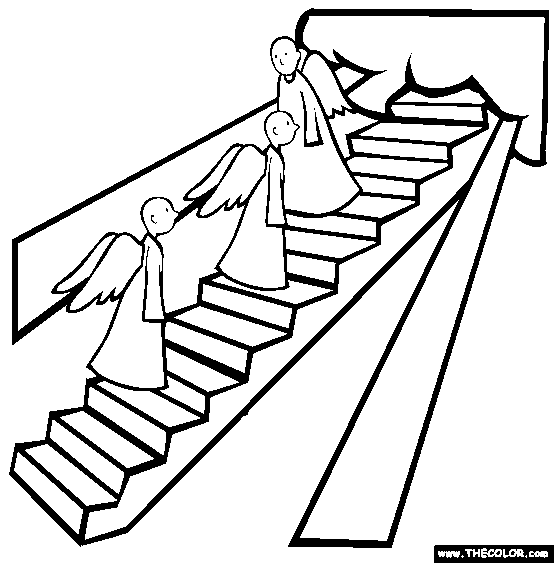 Jacobs Ladder Coloring Page | Free ...m.thecolor.com