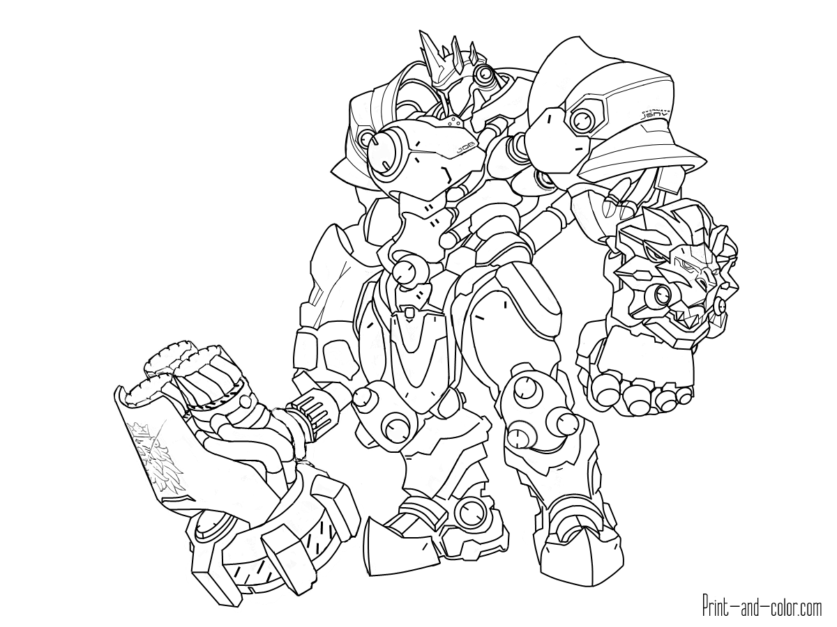 Overwatch coloring pages | Print and Color.com