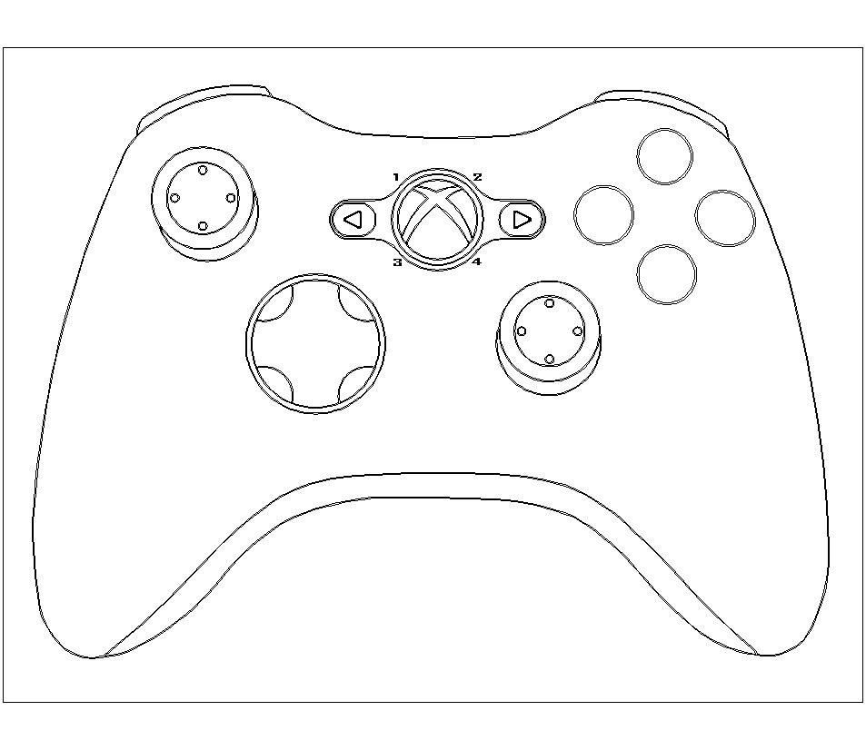 Xbox Coloring Pages