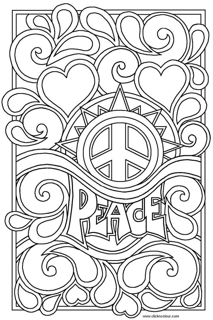 For Older Girls - Coloring Pages for Kids and for Adults