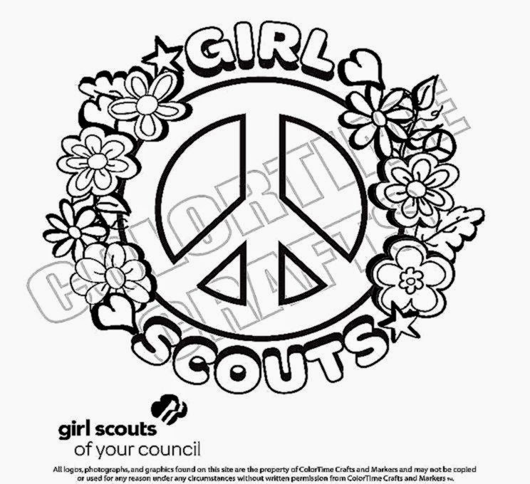 Girl Scout Coloring Sheets | Free Coloring Sheet