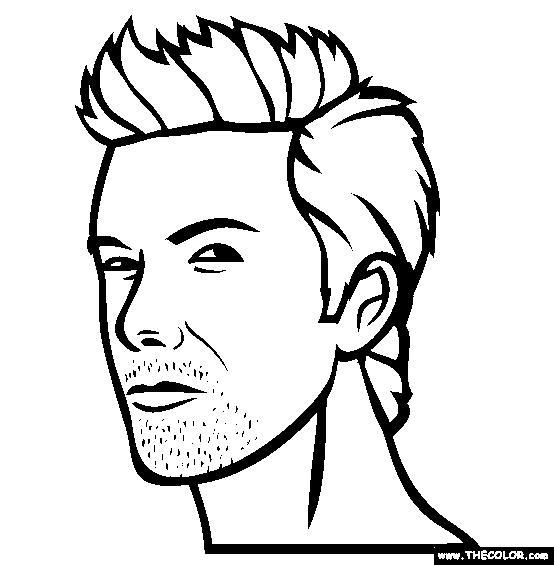 Famous People Online Coloring Pages