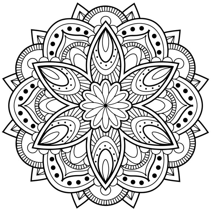 Mandala Coloring Pages | Abstract coloring pages, Mandala printable, Mandala  coloring pages
