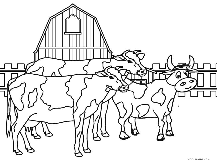 Free Printable Farm Animal Coloring Pages For Kids