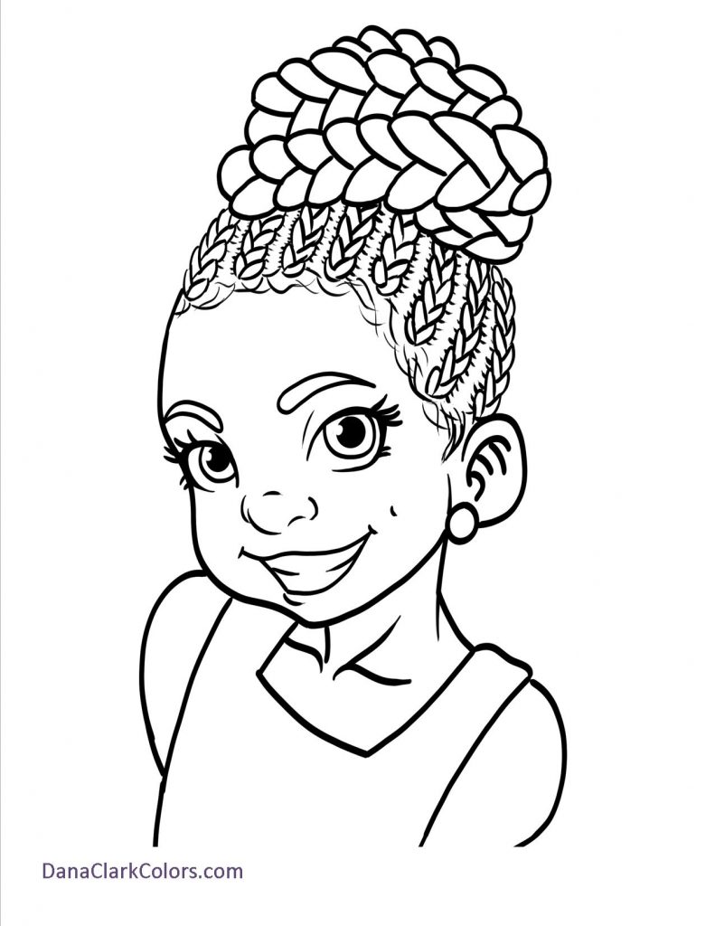 black girl coloring pages - Clip Art Library