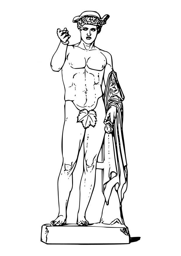 Coloring Page Hermes - free printable coloring pages - Img 18594