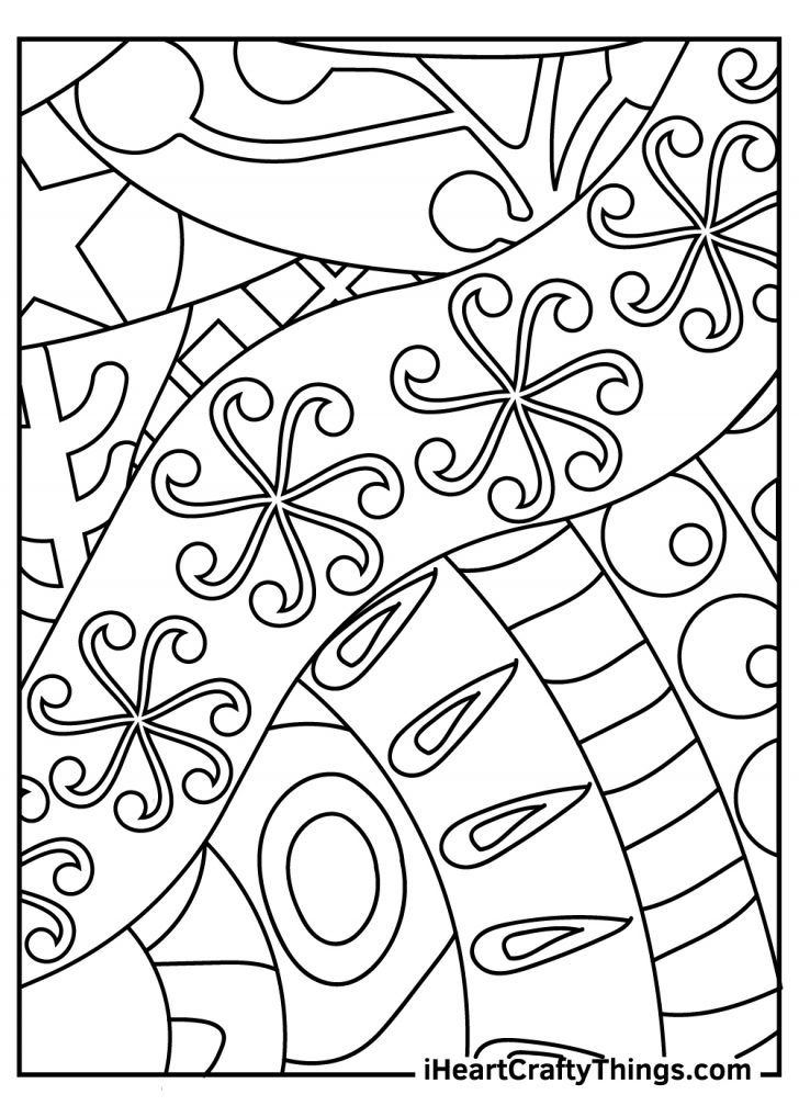 Abstract Coloring Pages | Abstract coloring pages, Coloring pages, Abstract