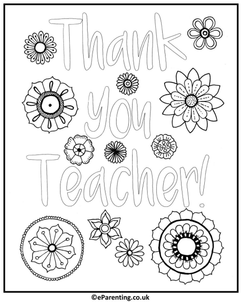 Teacher Appreciation Colouring Picture - Free Printable | Free teacher  appreciation printables, Teacher appreciation printables, Teacher  appreciation diy