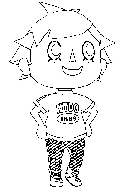 Coloring page Animal Crossing 3