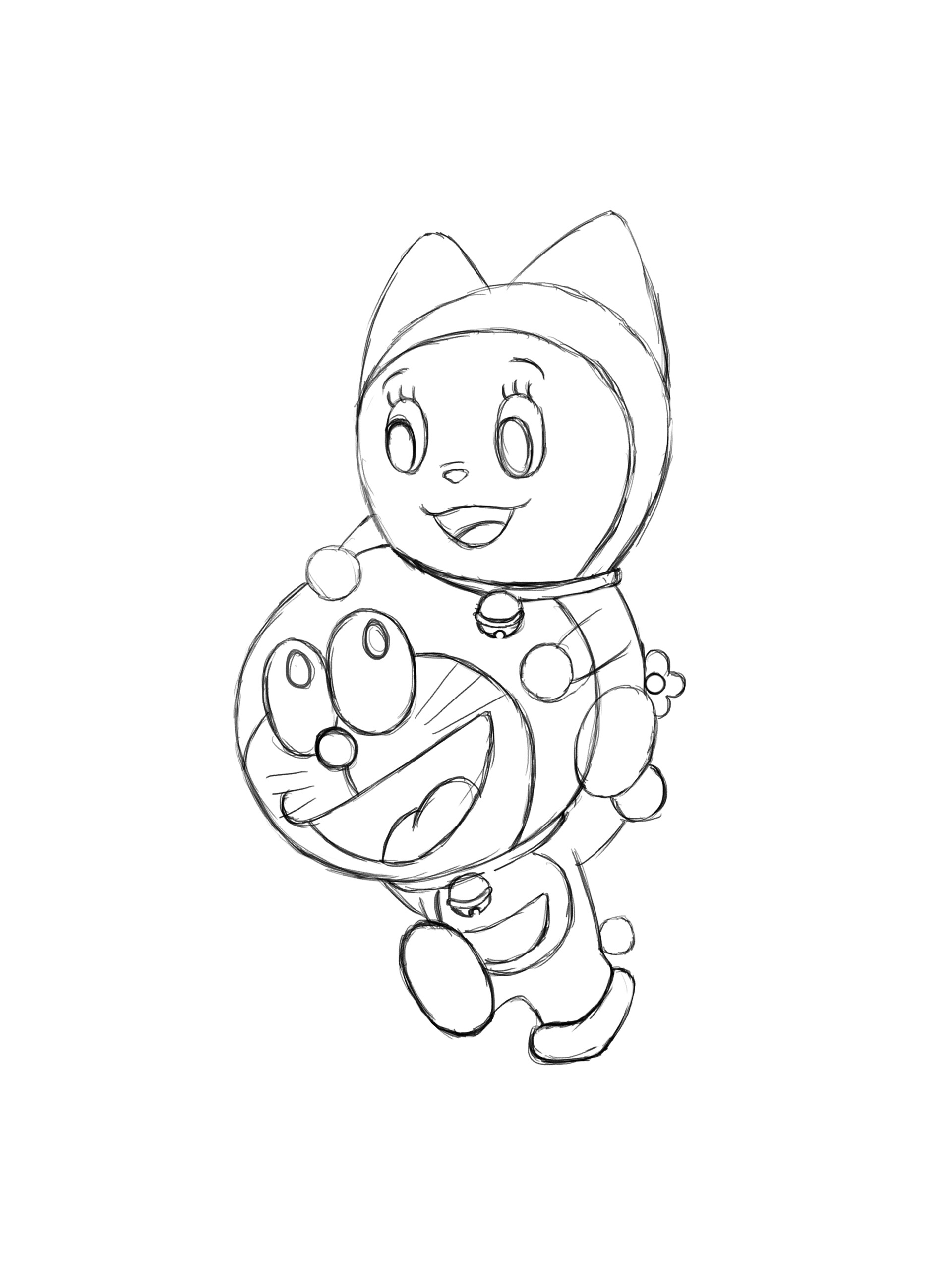 Ankit Verma - Dorami and Doraemon Fan Art