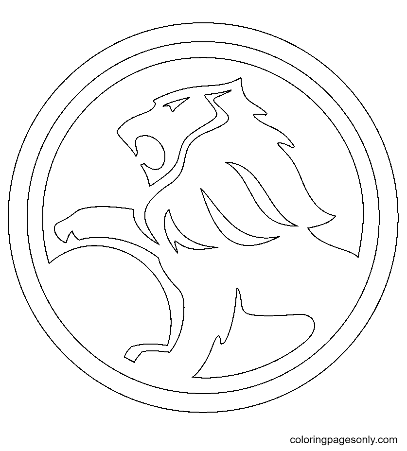 Holden Logo Coloring Pages - Car Logo Coloring Pages - Coloring Pages For  Kids And Adults