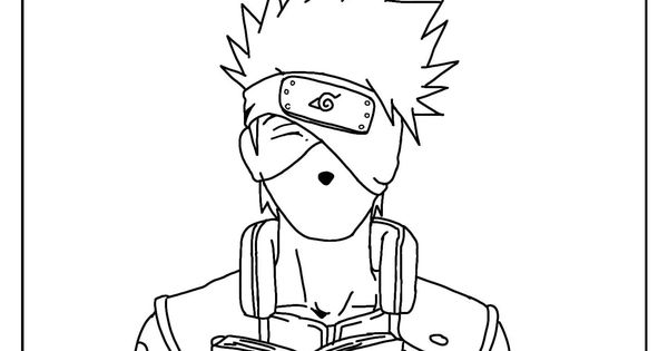 Kakashi Hatake Coloring Pages | Kakashi face, Kakashi, Coloring pages