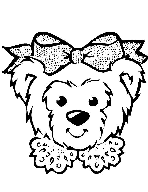coloring pages teddy bear face - Clip Art Library