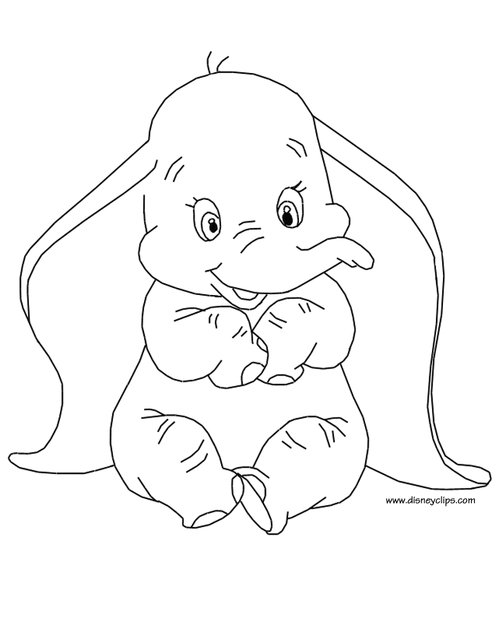 Disney Dumbo Printable Coloring Pages | Disney Coloring Book