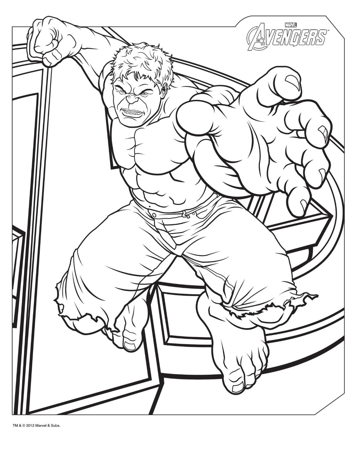Marvel Avengers Age Of Ultron Coloring Pages Avengers Movie ...