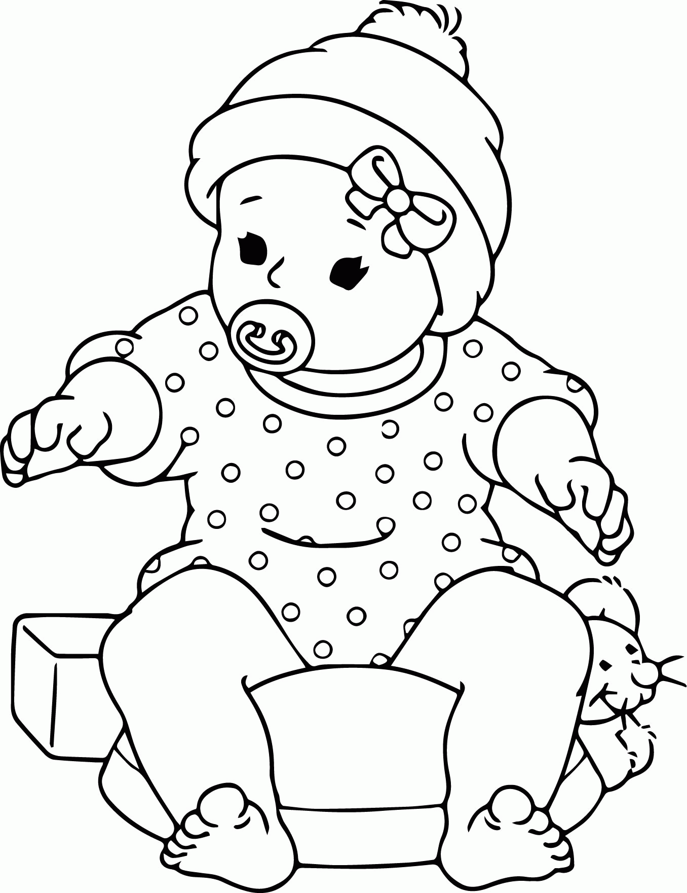 Free Baby Animal Coloring Pages To Print Baby Coloring Pages ...