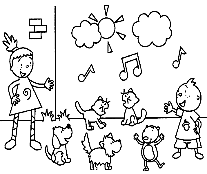 Pinky Dinky Doo Coloring Page