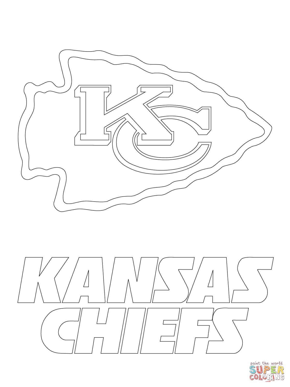 Kansas City Chiefs Logo | Super Coloring | Kansas city ...